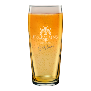 McCrackens Branded Pint Glass